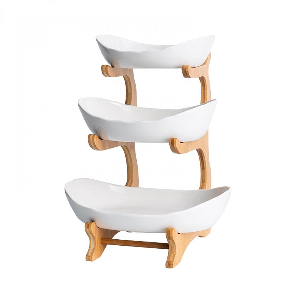 3 Tier Ceramic Fruit Basket Stand K12429
