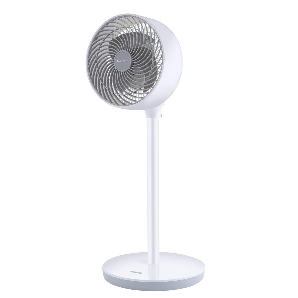 16 Inch 3-Speed Oscillating Stand Fan with Remote, White S5793