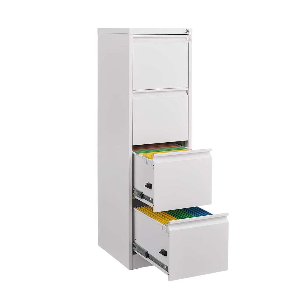 4 Drawer Vertical Metal File Cabinet with Lock Y9354