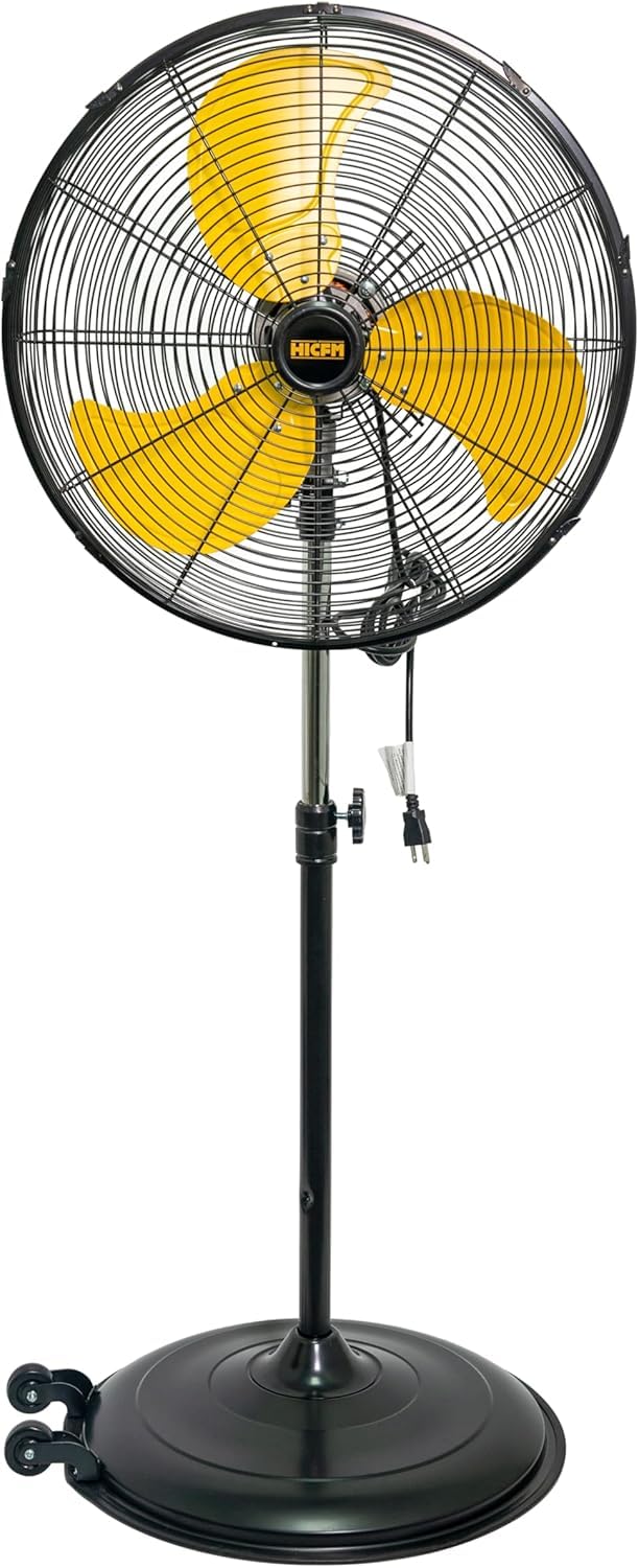 20 Inch 3-Speed Oscillating Pedestal Fan X970