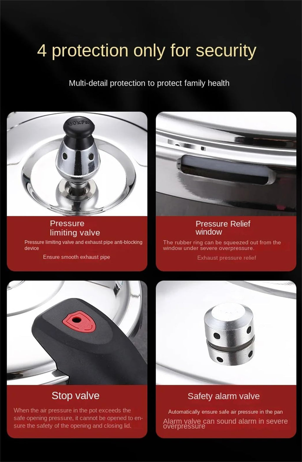 Stainless Steel 12.3L Pressure Cooker V78187