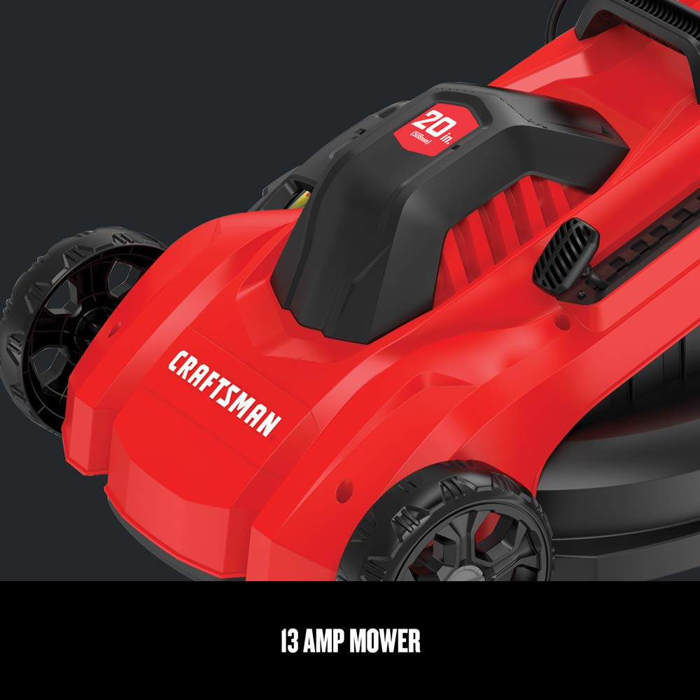 Electric Push Lawn Mower, 20-Inch Corded 13-AMP O1630