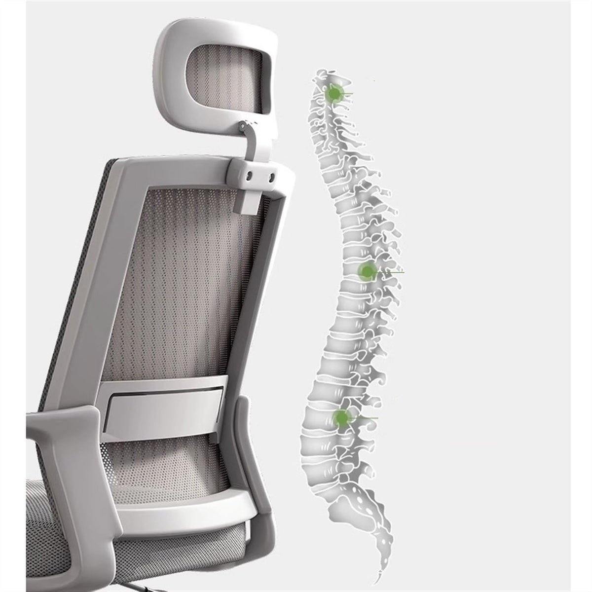 Ergonomic Mesh High Back Reclining Office Chair Y35043