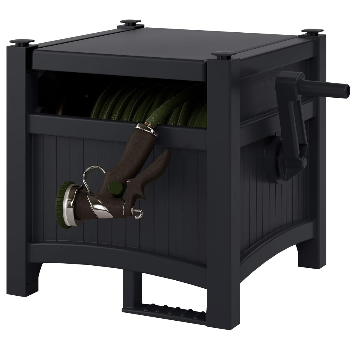 Garden Hose Reel Storage Cabinet V3882