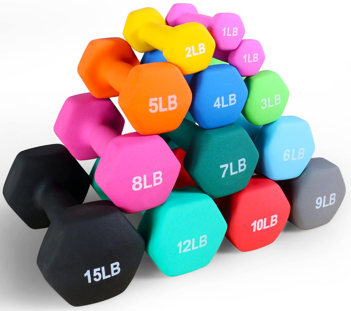 Neoprene Dumbbell Hand Weights X26705