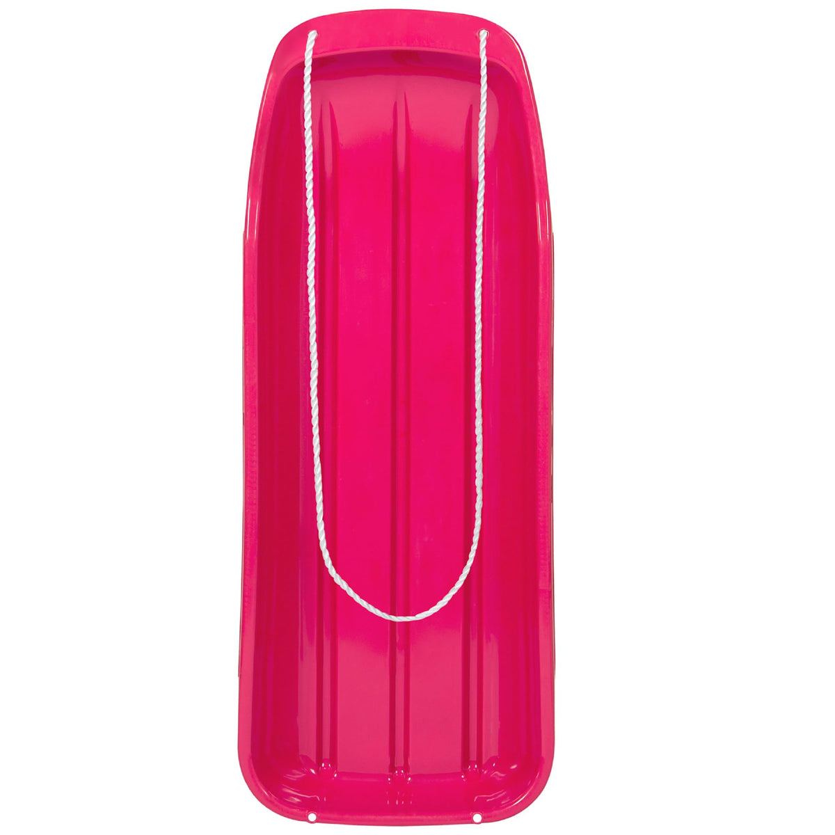 48in Kids Plastic Toboggan Snow Sled with Pull Rope E879949