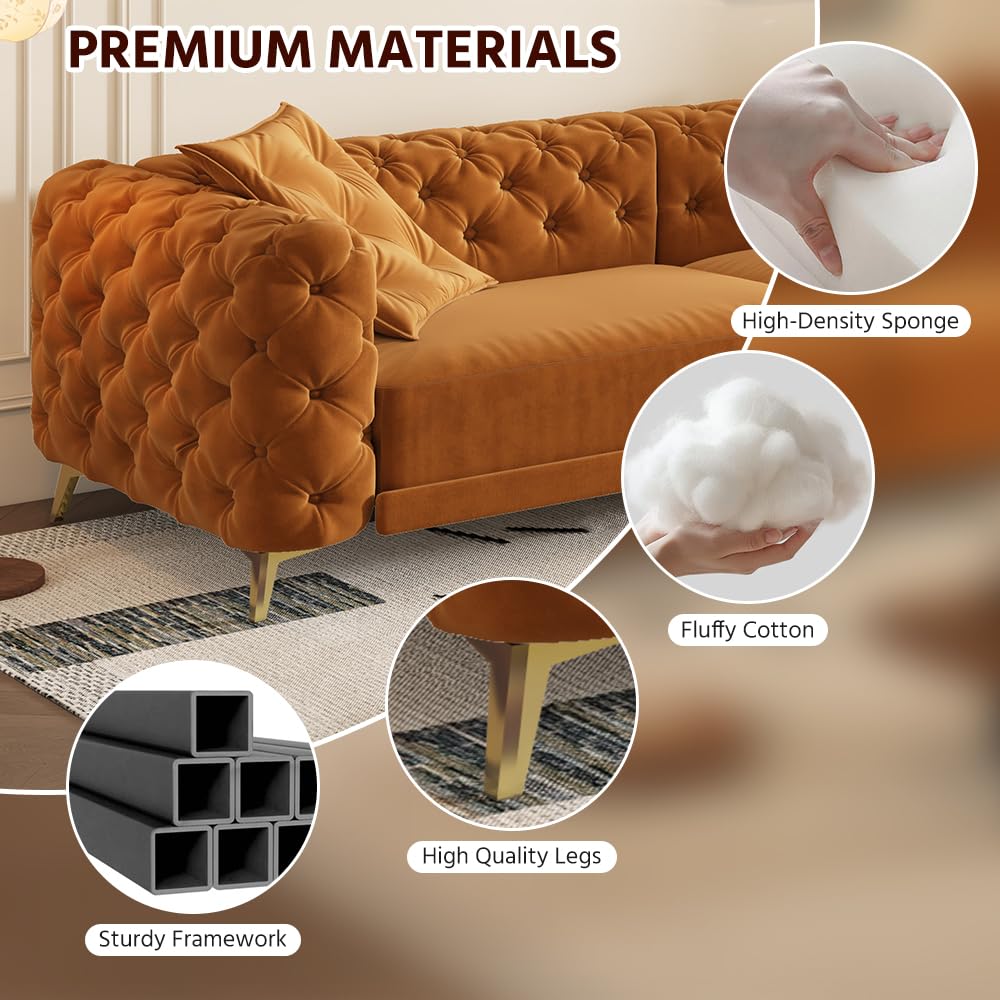King 3 in 1 Convertible Sleeper Sofa with Ottoman F499