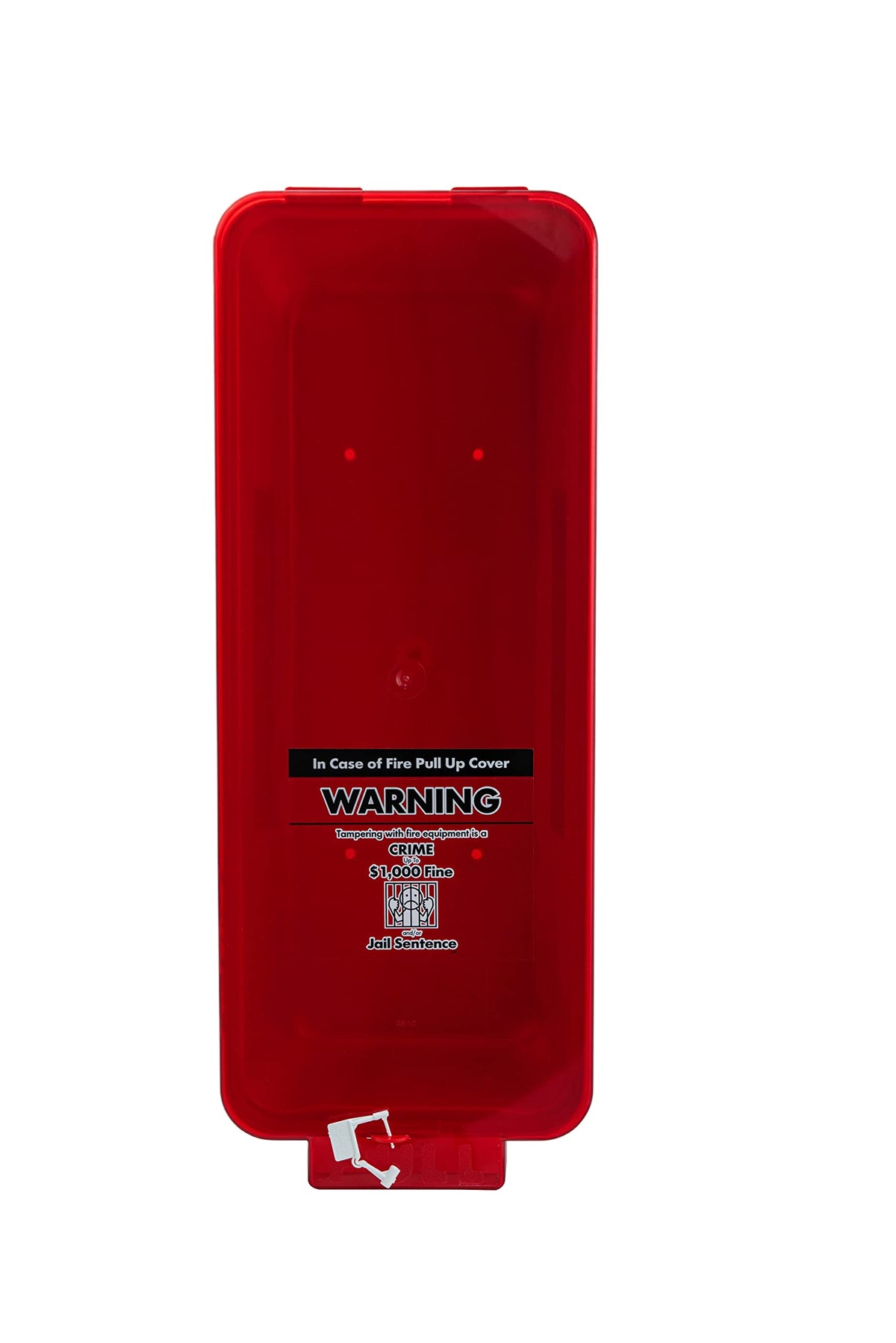 Red Surface-Mounted Fire Extinguisher Cabinet for 2 1/2 lb. or 5 lb. Fire Extinguishers Q7866