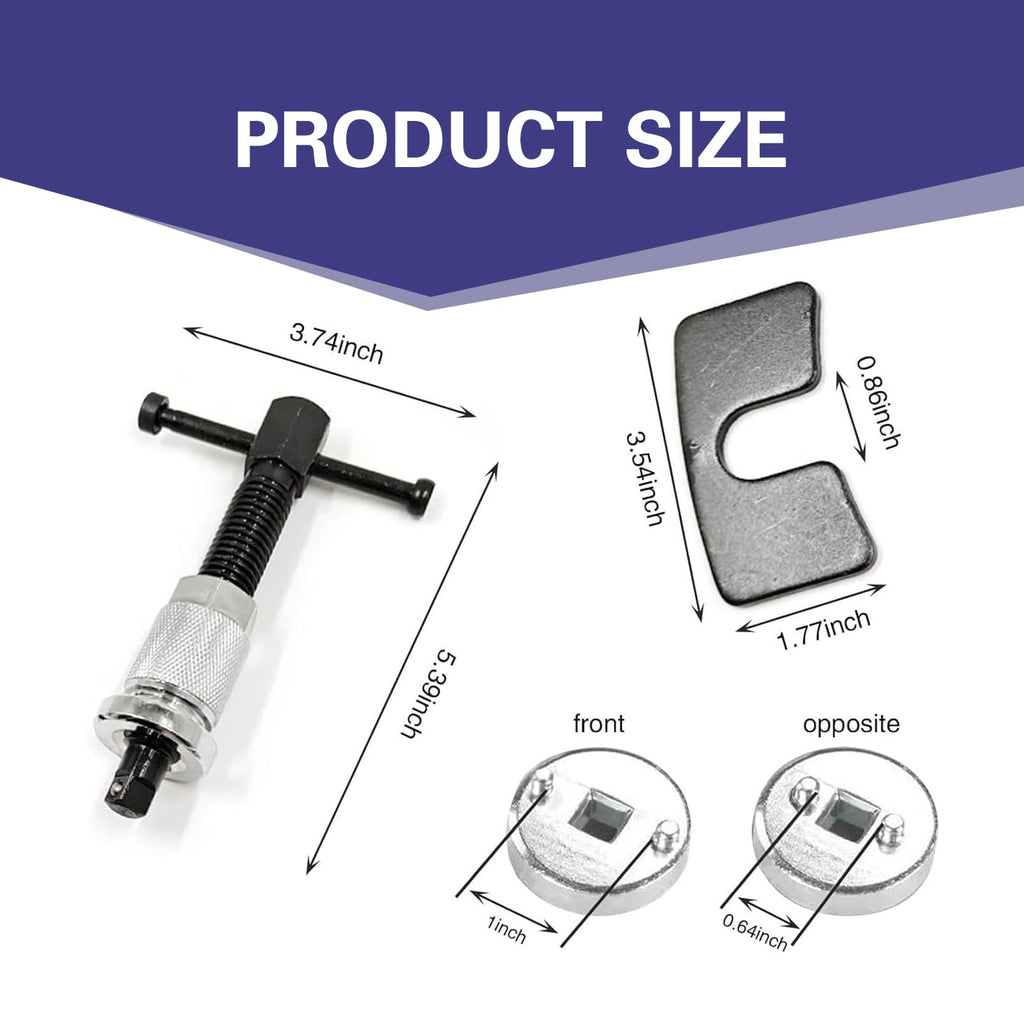 Brake Pad Replacement Tool Kit with 2 Adapters I778557