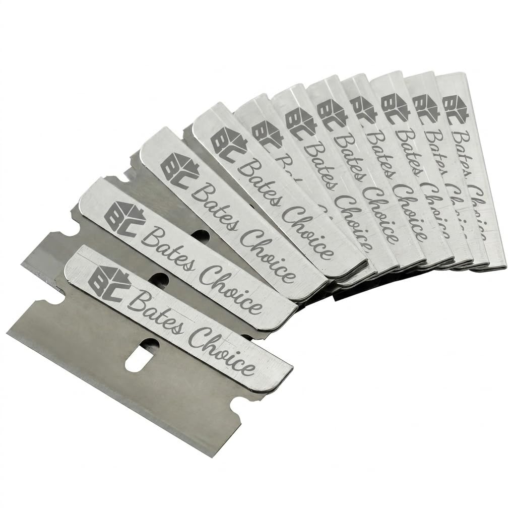 50 pcs Carbon Steel Flat Scraper Blades V745103