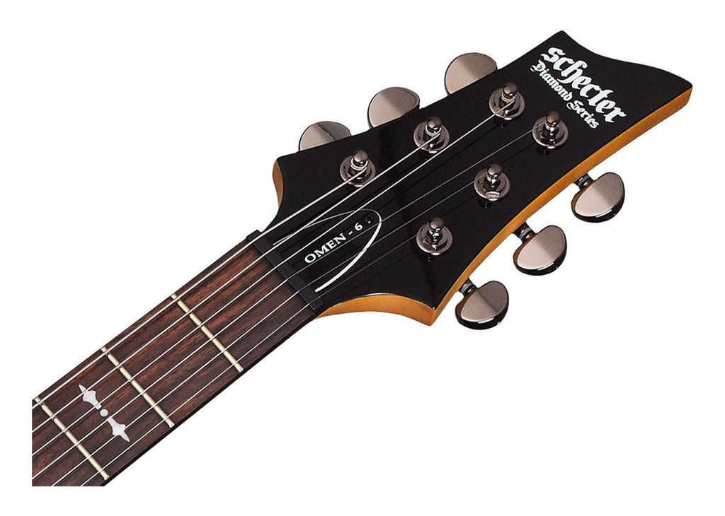 Black 6-String Electric Guitar N9366