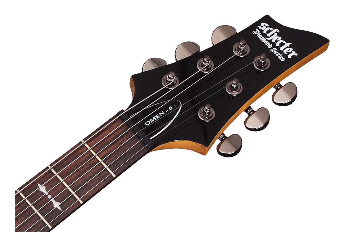 Black 6-String Electric Guitar N9366