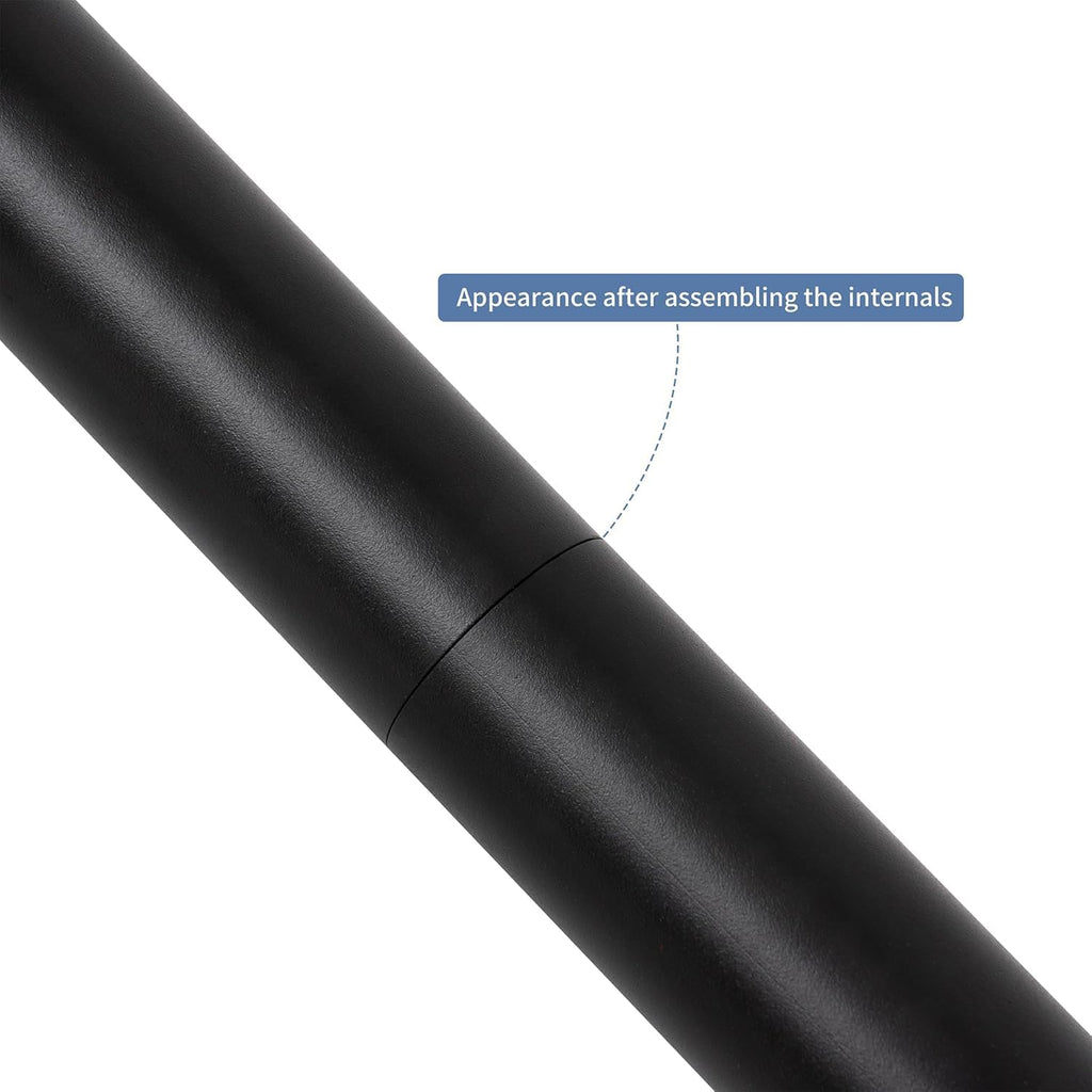 7 FT Matte Black Aluminum Handrail Set W343647