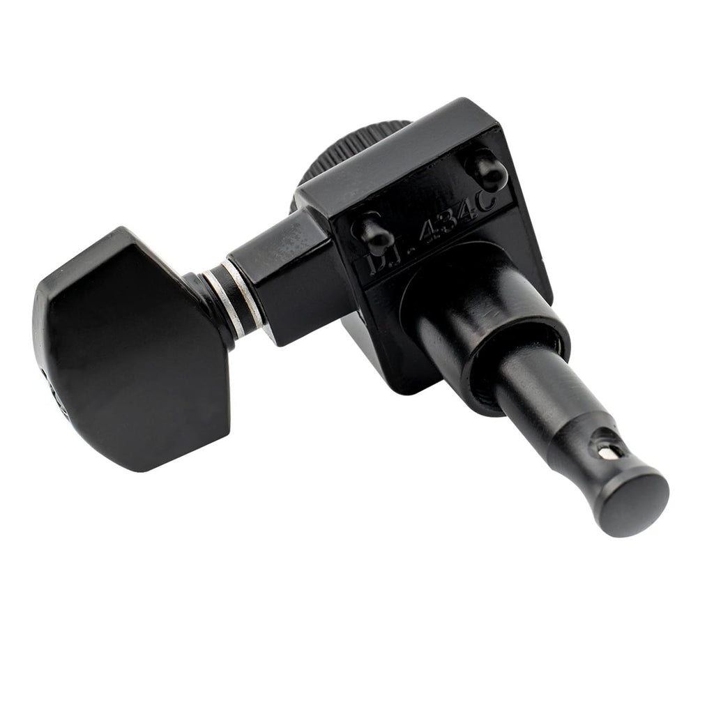 Black 6 Inline Locking Guitar Tuners Set K619