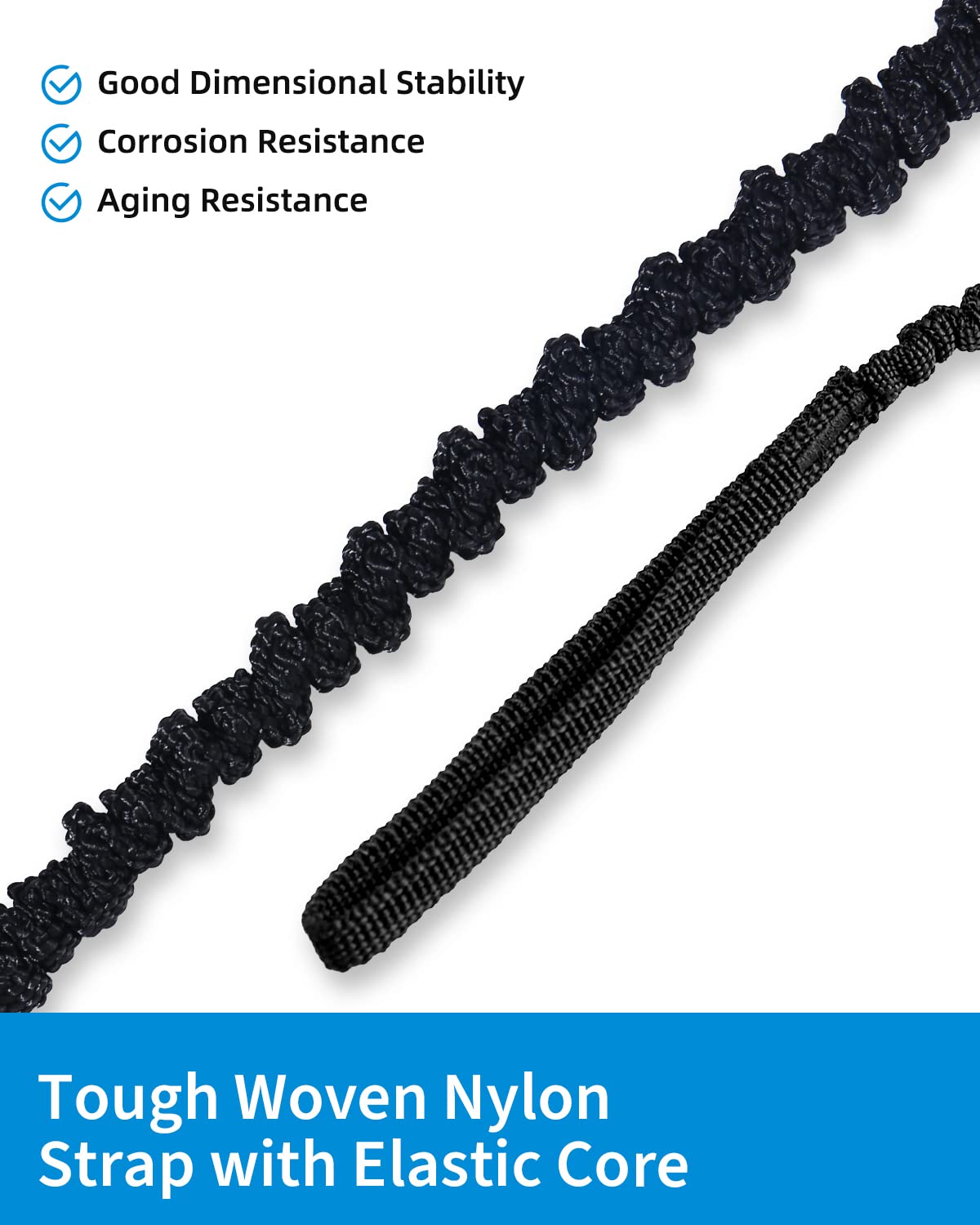 Stretchable Kayak Paddle Leash 4-7ft Z9876