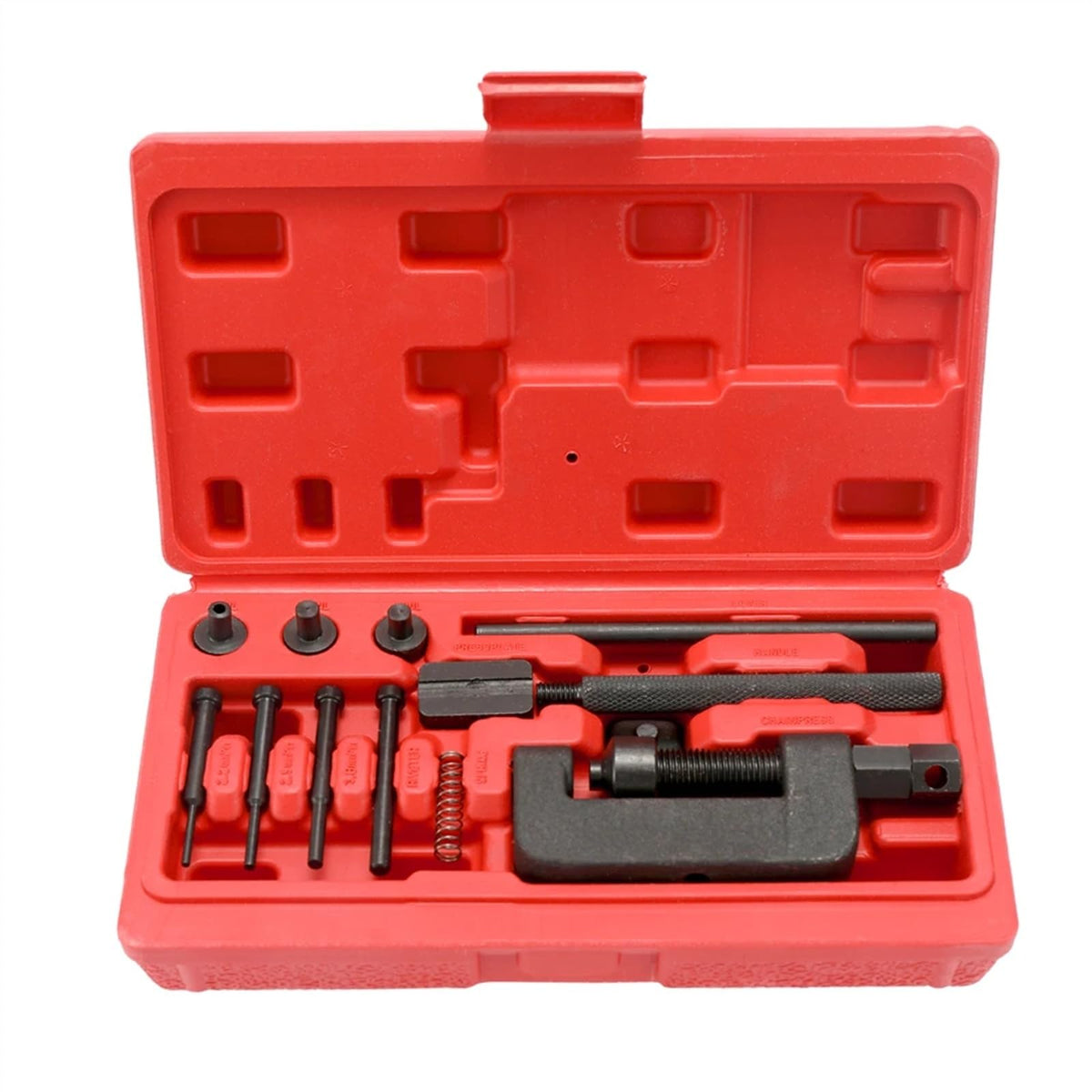 Motorcycle Bike Chain Breaker Riveter Tool Set with Carry Box Z501