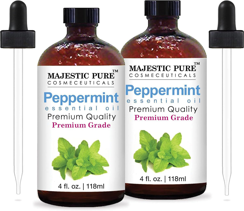 Peppermint and Eucalyptus Essential Oil 4 fl oz Pack of 2 W68505