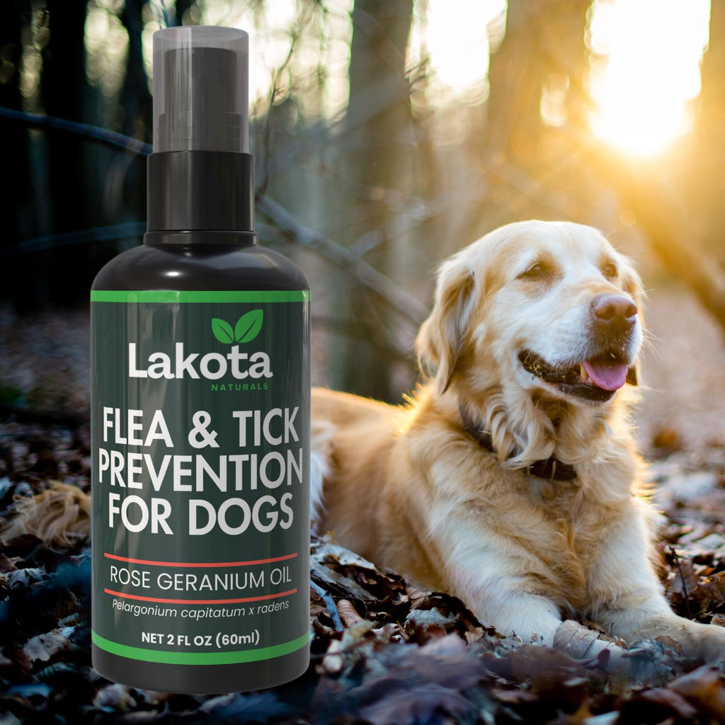 All Natural Flea and Tick Prevention Spray for Dogs 2oz B623528