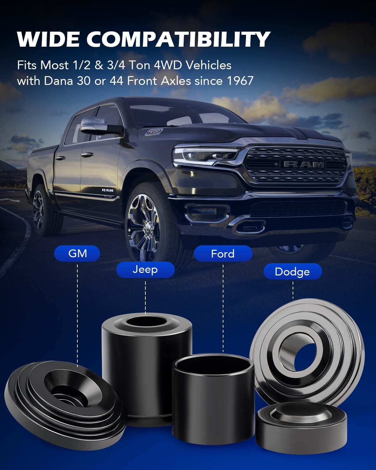 Ball Joint Press Kit with 4x4 Adapters K73329