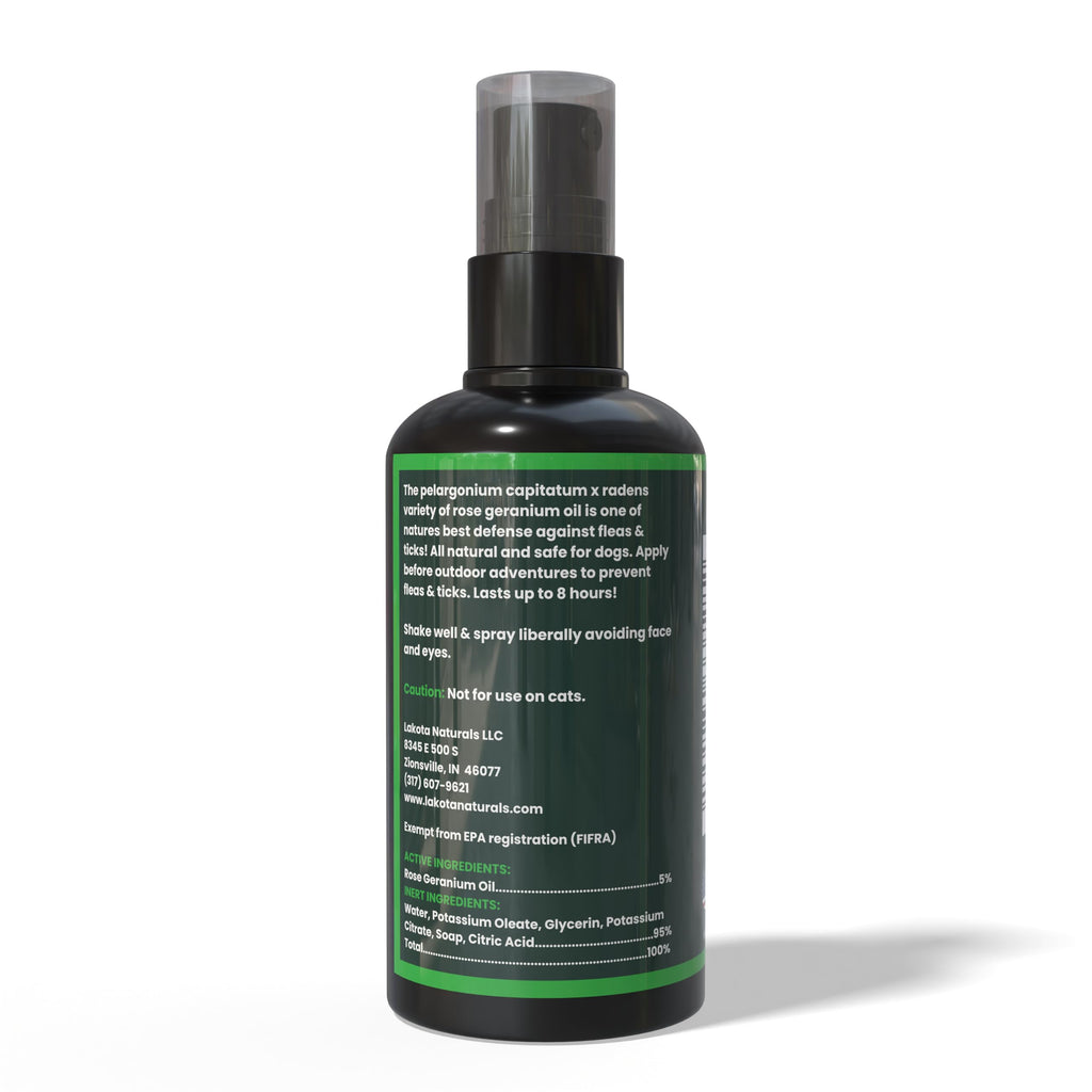 All Natural Flea and Tick Prevention Spray for Dogs 2oz B623528