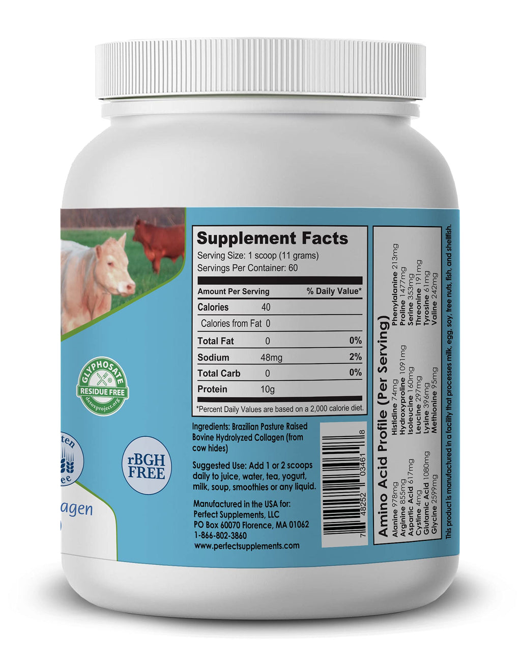 Hydrolyzed Collagen Powder 660 Grams V1866