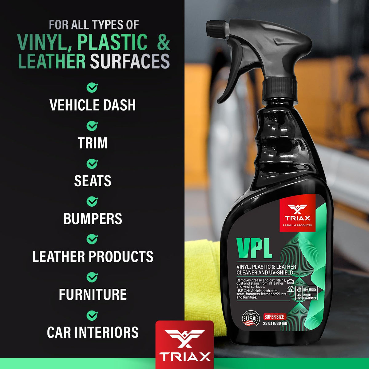 Vinyl Plastic Leather Cleaner 1 Gallon Y4674