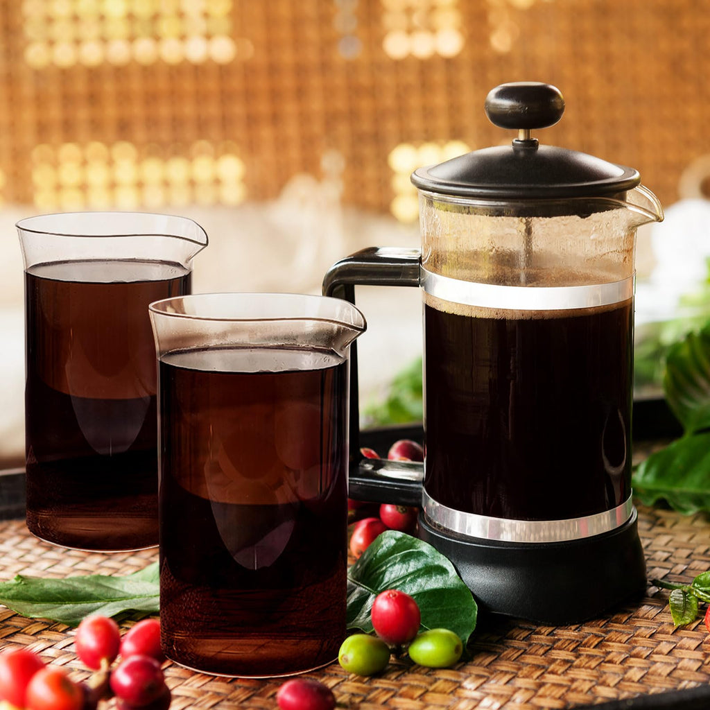2 Pcs Borosilicate Glass French Press Replacement, 34 oz I186786