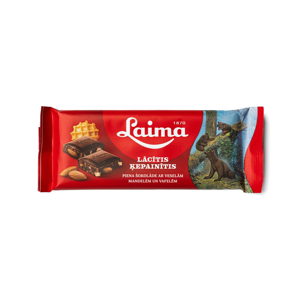 Milk Chocolate with Whole Almonds and Wafers 90g Bars Pack of 5 G758902