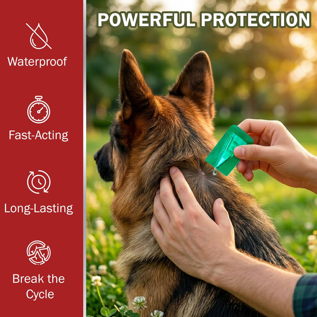 Flea and Tick Prevention for Large Dogs 45 to 88 lbs T469