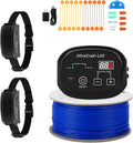 In-Ground Electric Pet Fence with 2 Waterproof Rechargeable Collars P445918