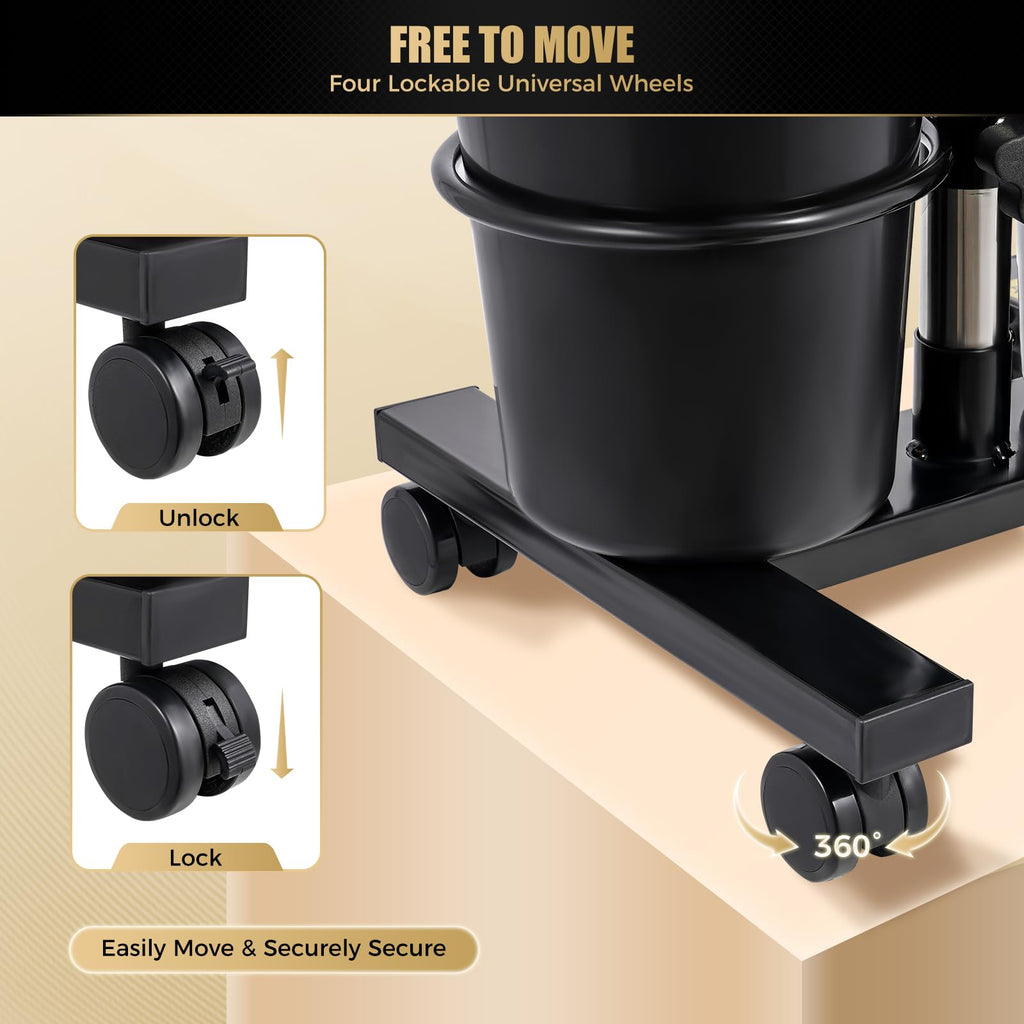 Portable Shampoo Bowl with Electric Pump, Height Adjustable Hair Washing Station U844