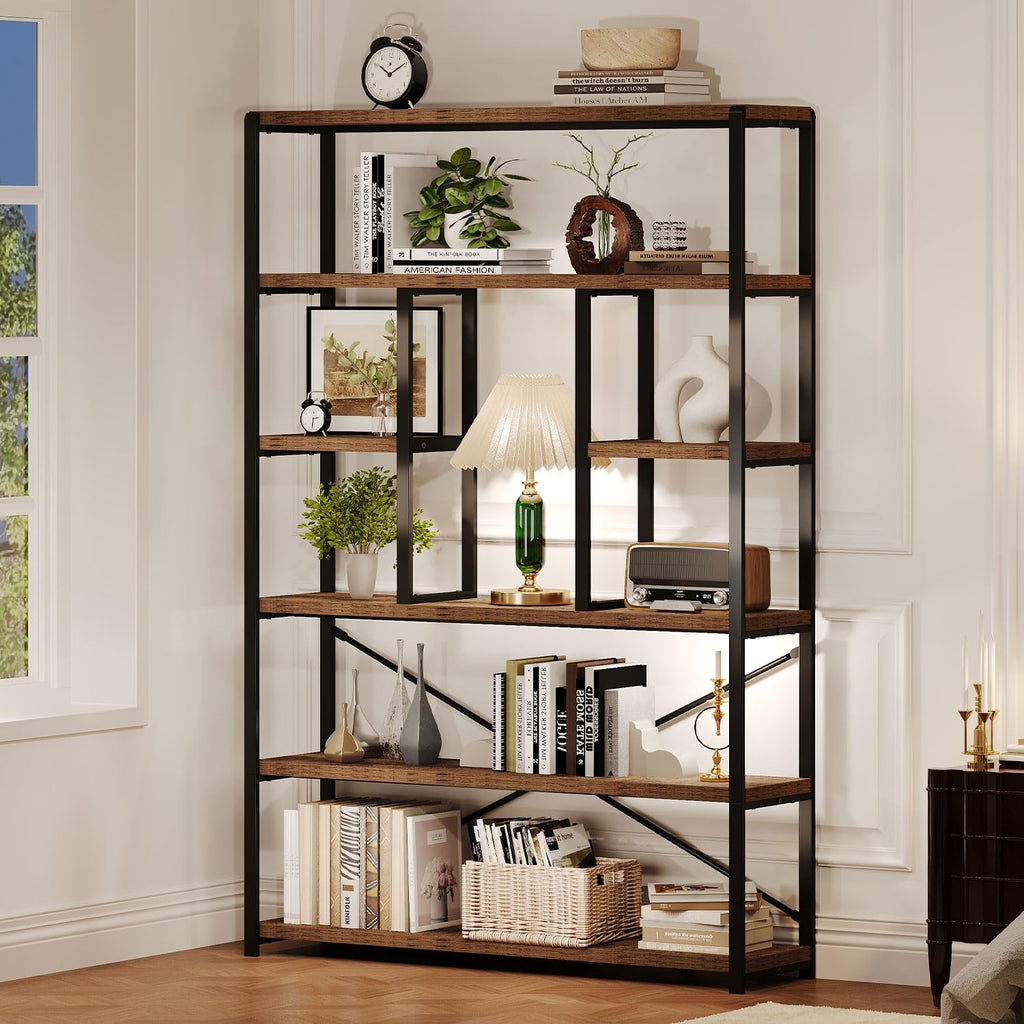 6 Tier Industrial Bookshelf G7634