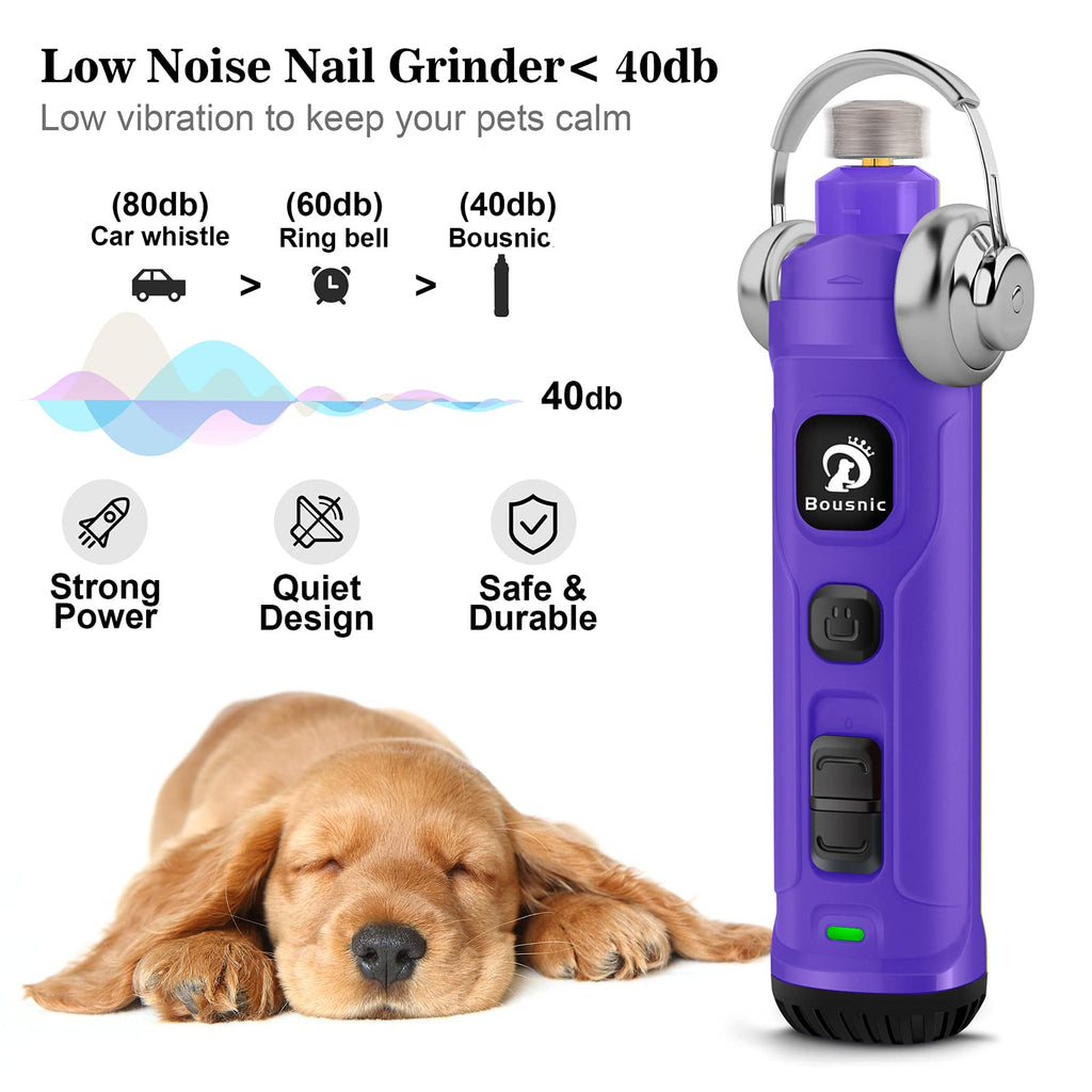 2-Speed Electric Dog Nail Grinder with 2 LED Light A4159