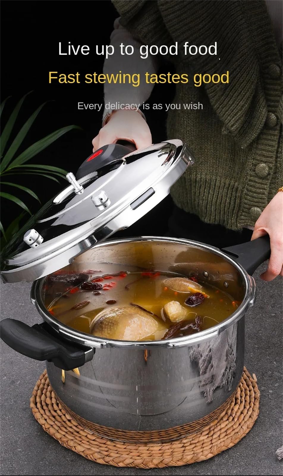 Stainless Steel 12.3L Pressure Cooker V78187
