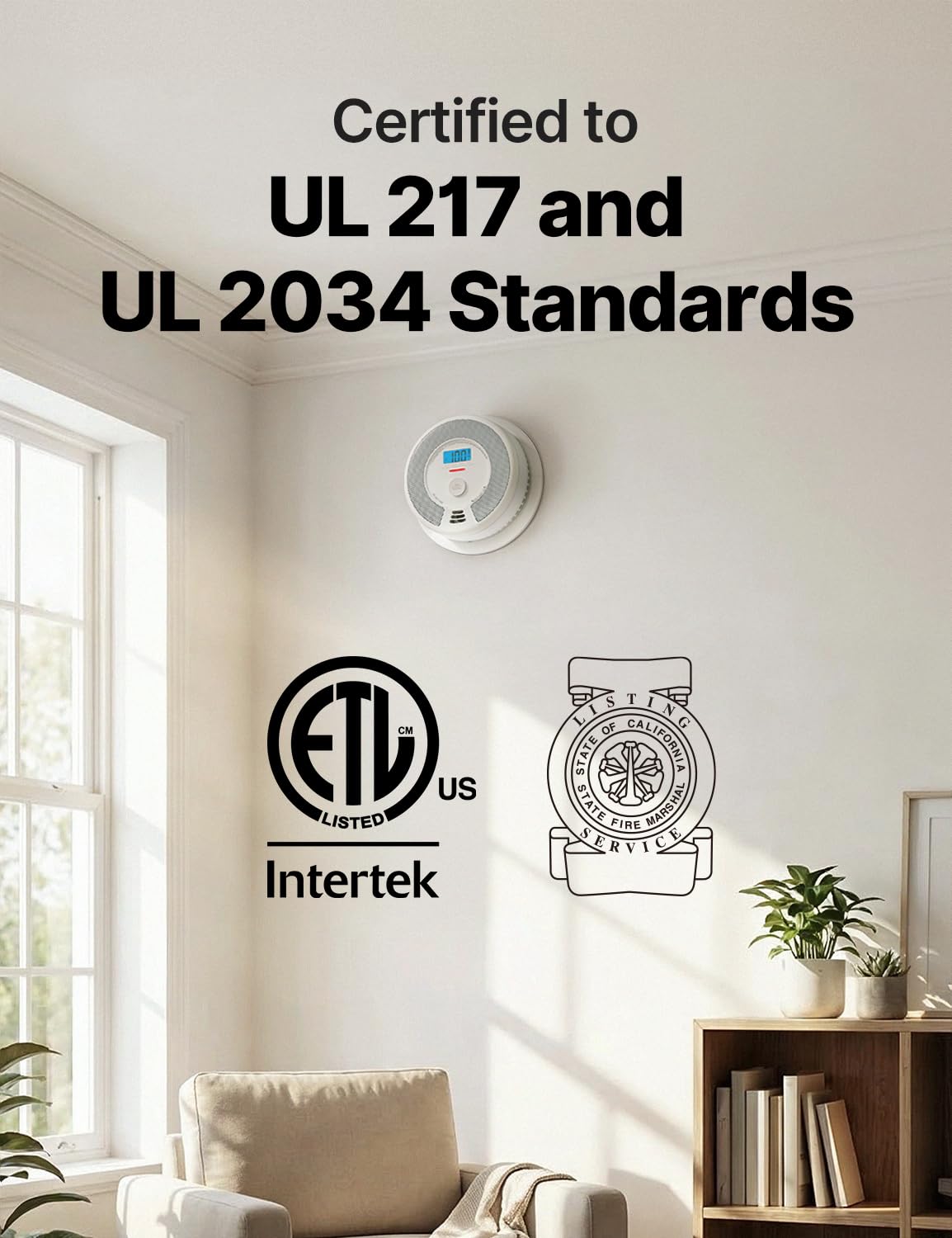 Combination Smoke & CO Alarm, 10-Year Battery, 3-Pack N424