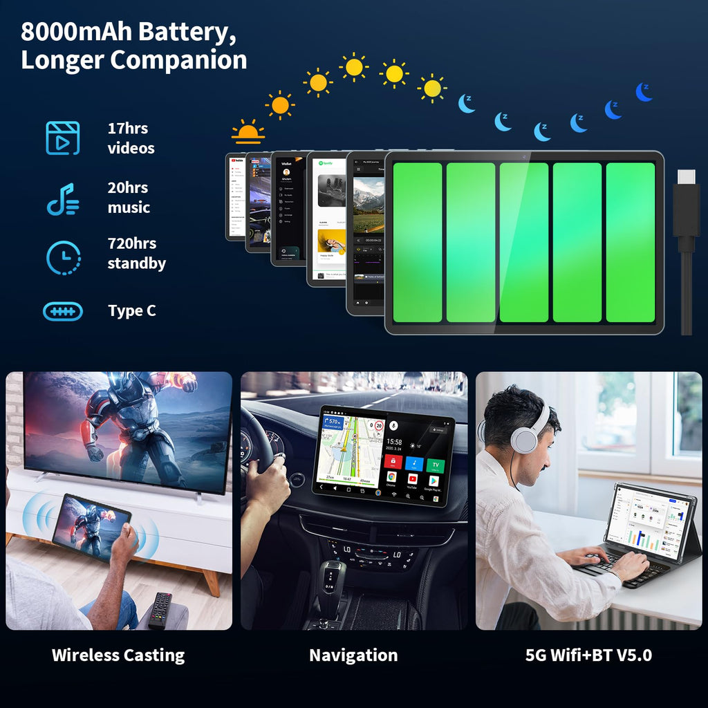 Android 10 inch Tablet with Keyboard F2034