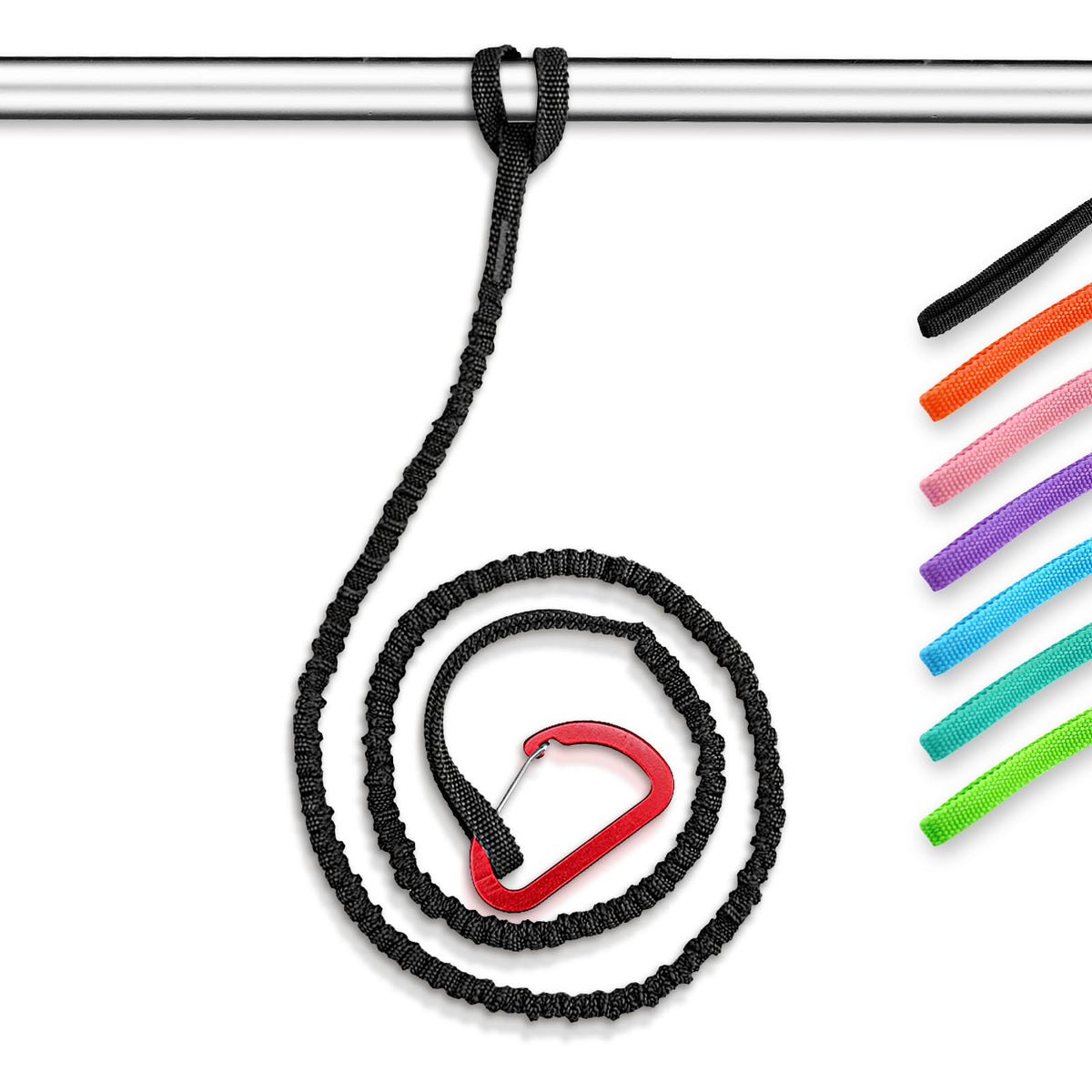 Stretchable Kayak Paddle Leash 4-7ft Z9876