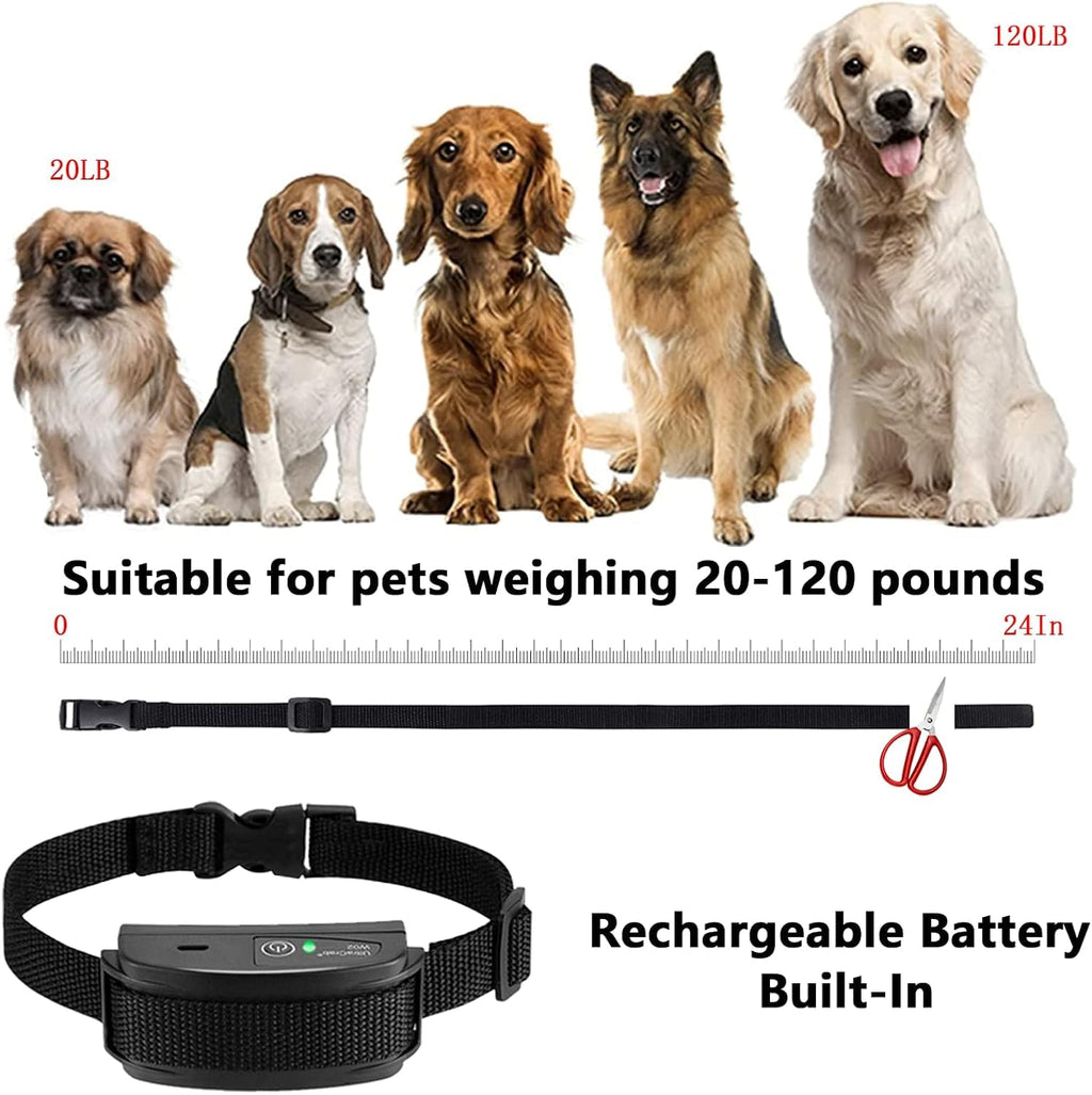 In-Ground Electric Pet Fence with 2 Waterproof Rechargeable Collars P445918