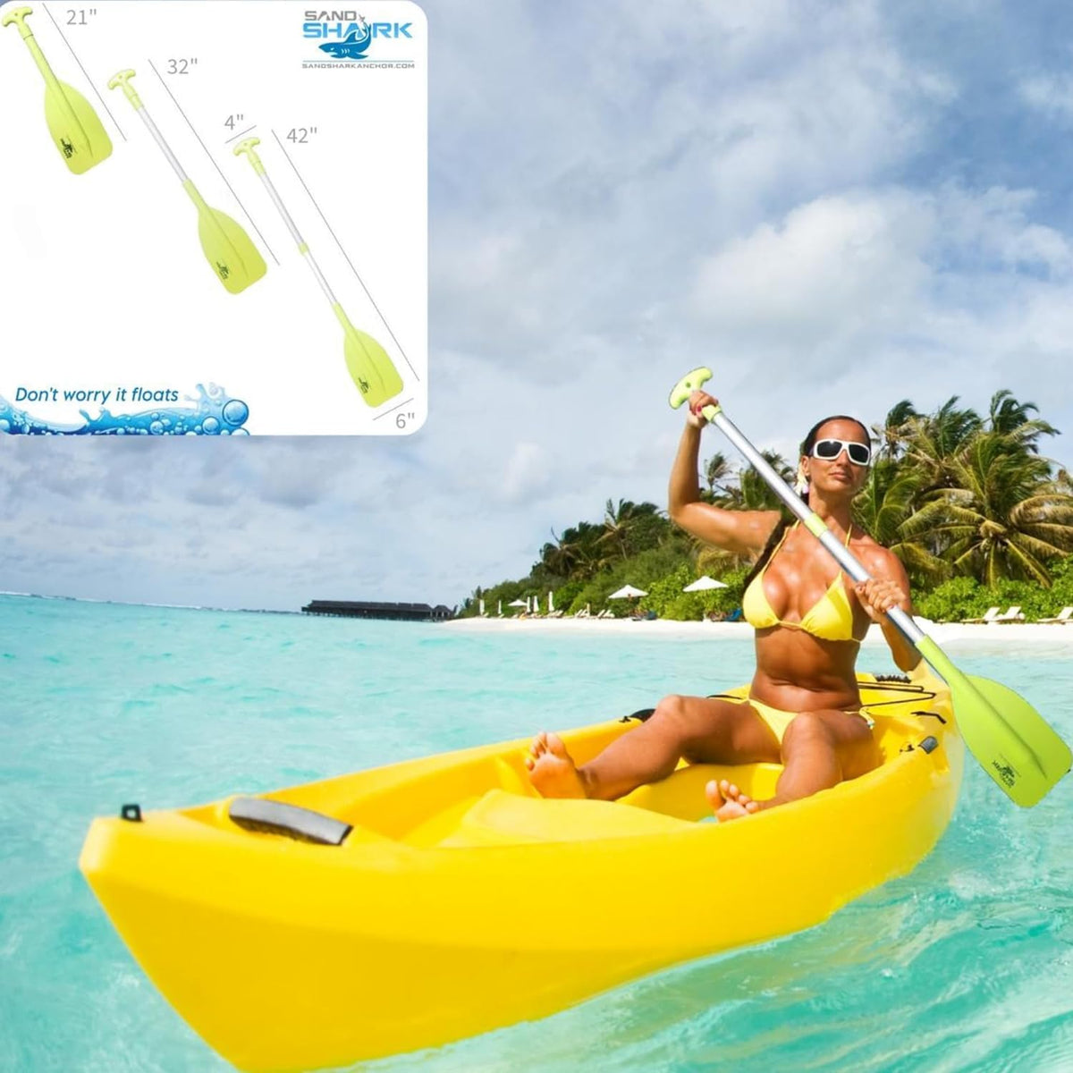 Telescoping Boat Paddle Aluminum Twist Lock U9233