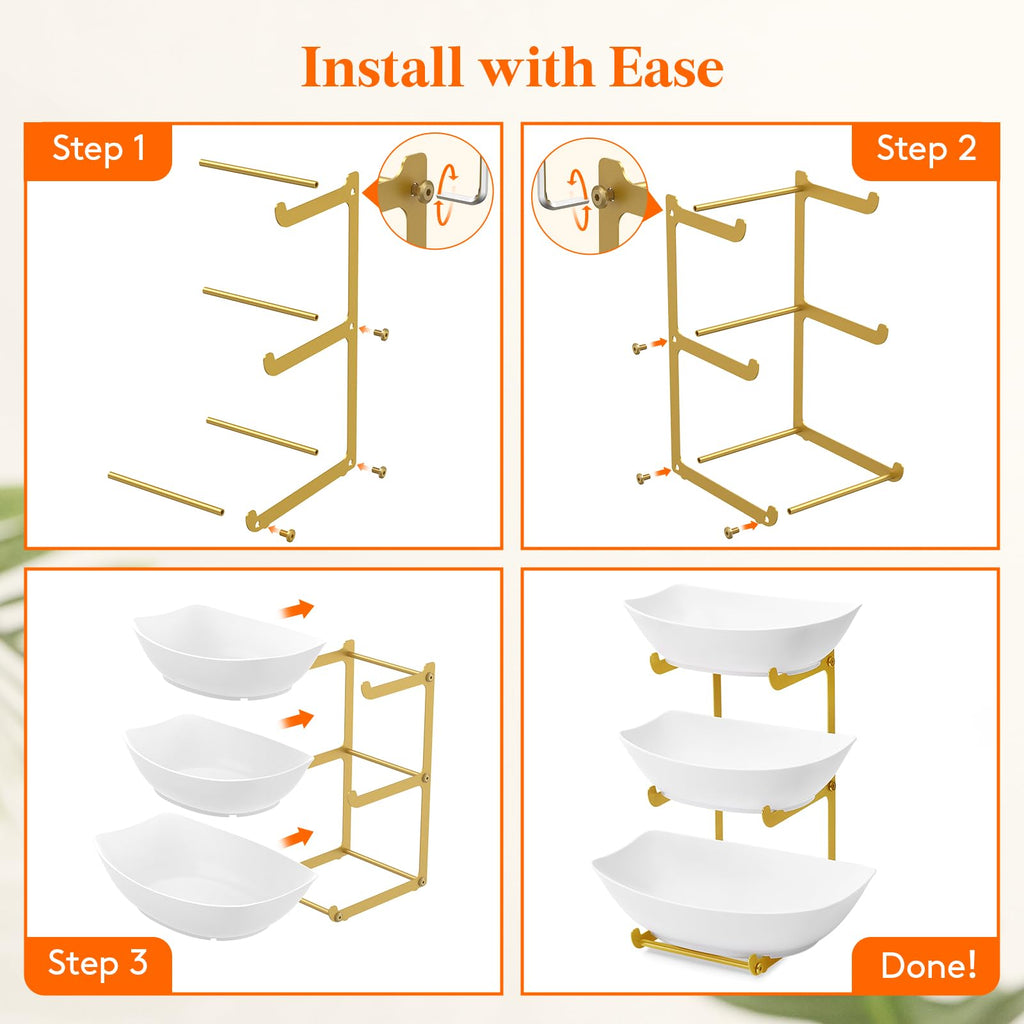 3 Tier Plastic Fruit Bowl H4509
