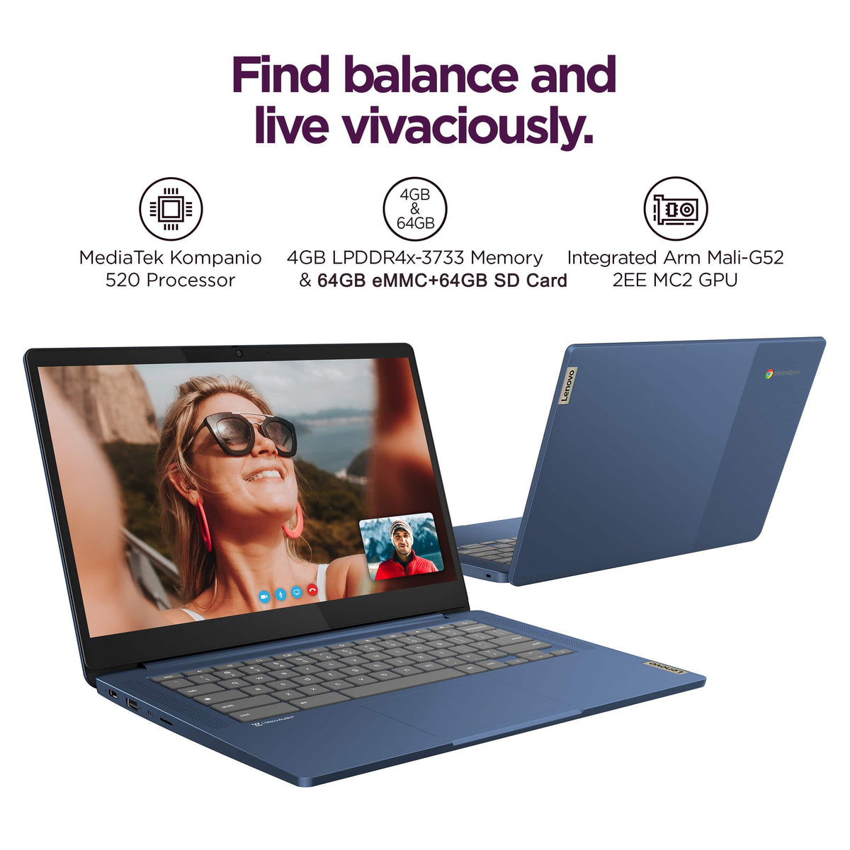14" FHD Touchscreen Chromebook Laptop B7086