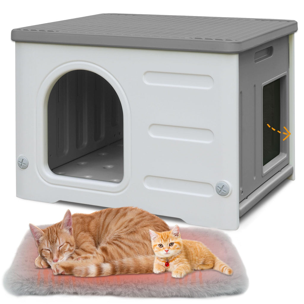 Waterproof Plastic Cat House U32122
