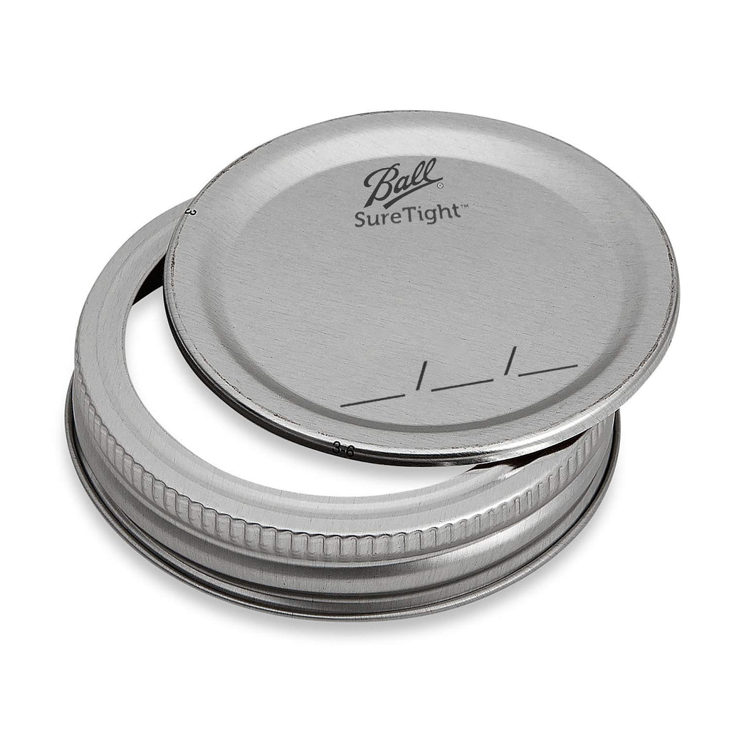 16 oz Regular Mouth Mason Jar with Lids and Bands (12 Units) Q3980