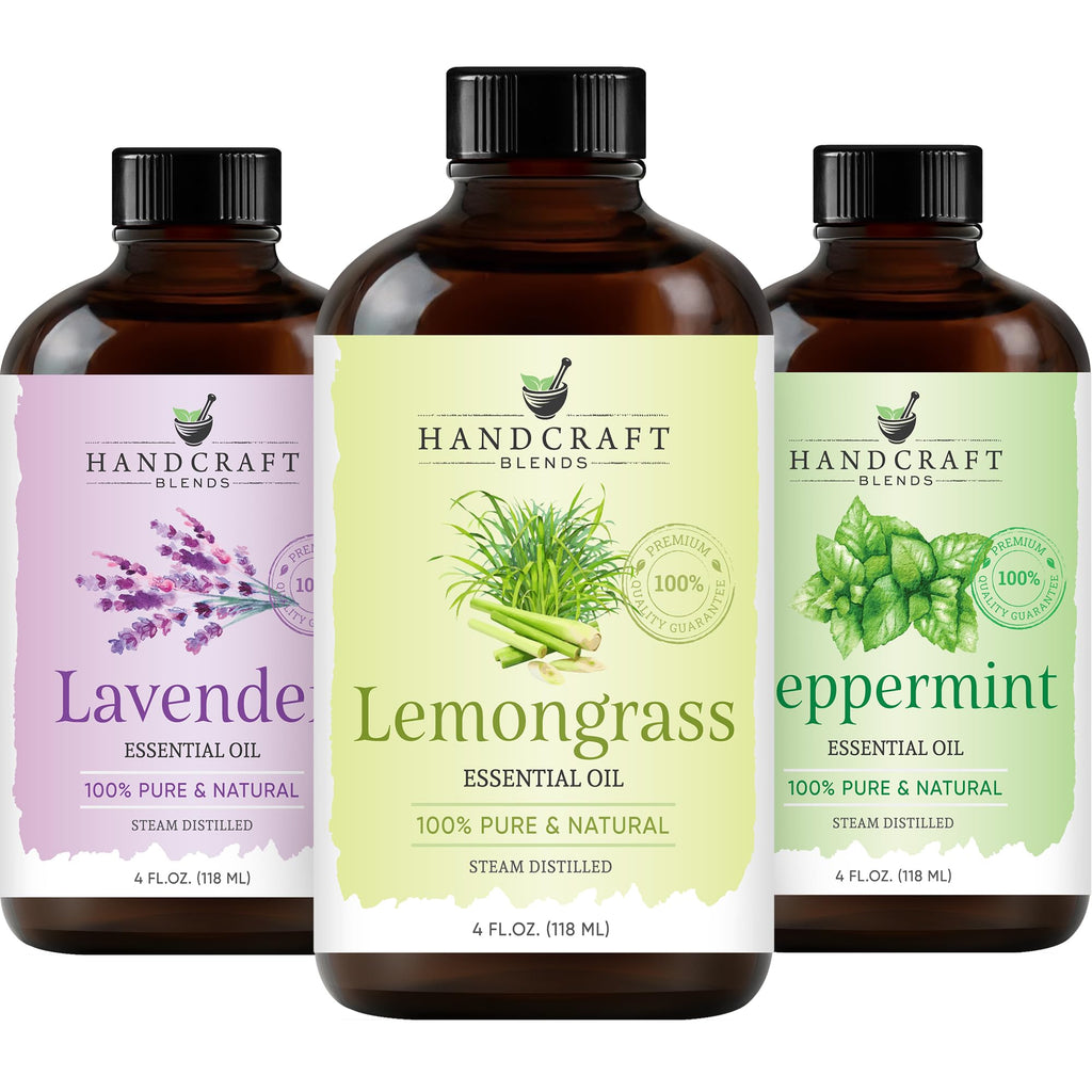 Lemongrass Peppermint Lavender Essential Oil Blend 4 Fl. Oz A73946