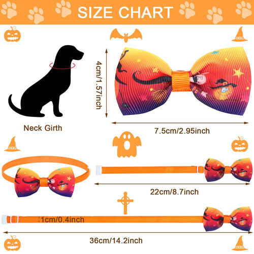 120 Pcs Halloween Dog Bow Ties E158