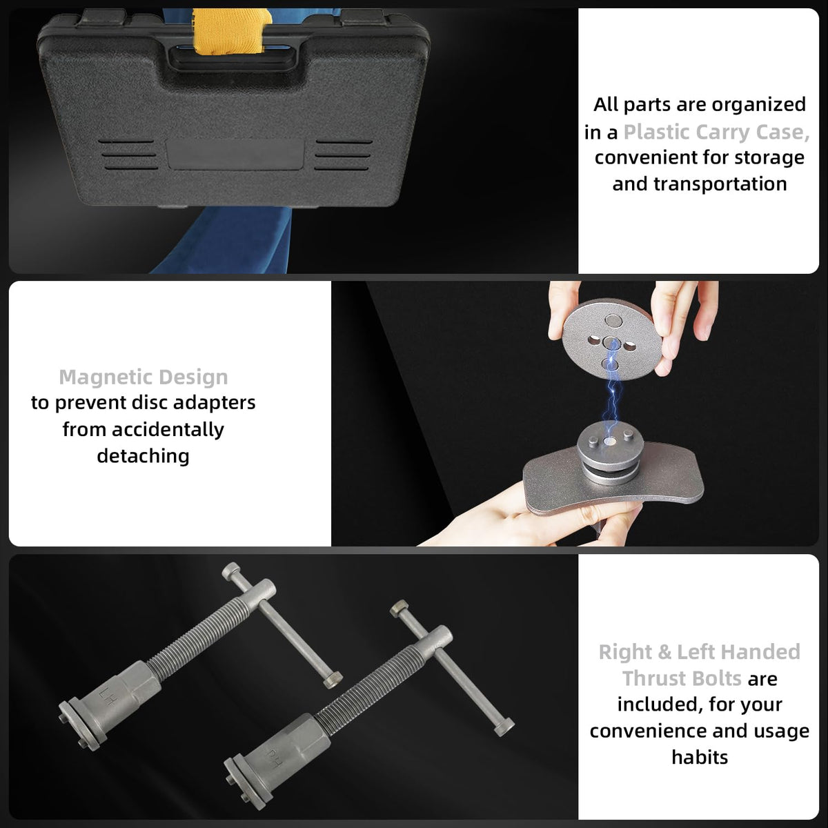 24pcs Disc Brake Caliper Compression Tool Kit V4482