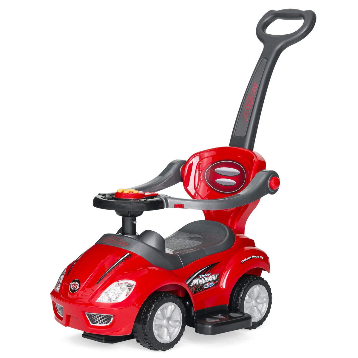 Kids 3-in-1 Push and Pedal Ride On Car B534