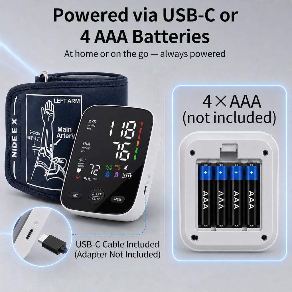 Blood Pressure Monitor with Wide Cuff J89296