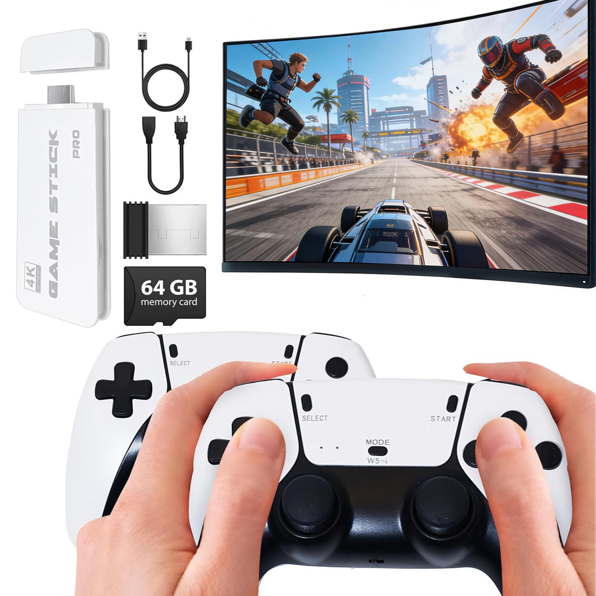 Wireless Retro Gaming Console Built-in 20,000+ Games C902