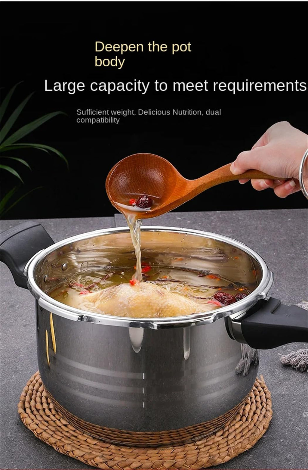 Stainless Steel 12.3L Pressure Cooker V78187